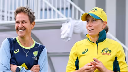 Australia women head coach Shelley Nitschke (L) with Alyssa Healy. (Photo: cricket.com.au)
