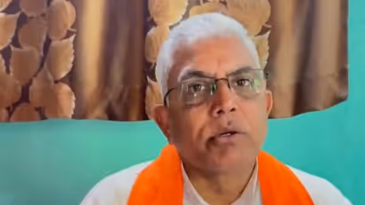 BJP leader and candidate from Kharagpur Sadar Assembly constituency, Dilip Ghosh (Photo/ANI)