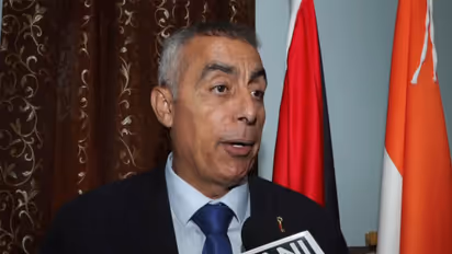 Palestinian Ambassador to India, Abdullah M Abu Shawesh (Photo/ANI)