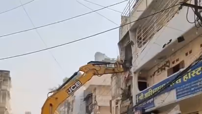 Demolition drive against illegal constructions (Photo/ANI)