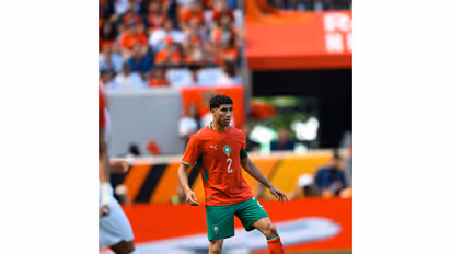 Morocco captain Achraf Hakimi. (Photo: @achrafhakimi Instagram)