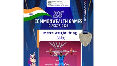 Indian weightlifter Raja Muthupandi (Photo: X/ @IndiaSports)