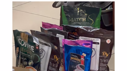 Packets seized by DRI (Photo/DRI)