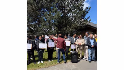 Bradford protest highlights Pakistan’s alleged rights abuses in PoJK (Photo/ANI)