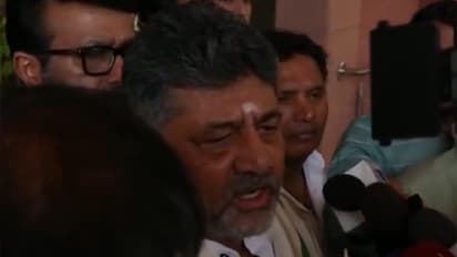 Karnataka Deputy Chief Minister DK Shivakumar (Photo/ANI)