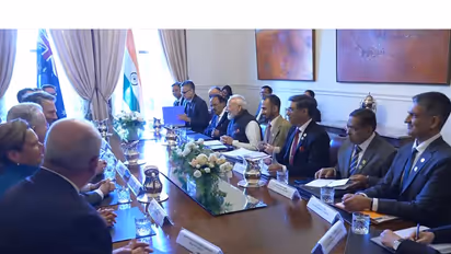 Melbourne: PM Modi holds delegation-level talks with Australian PM Albanese (Photo/YouTube/NarendraModi)