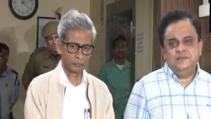 State Higher Education minister, Bratya Basu addressing the media. (Photo/ANI)