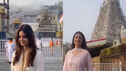 Harnaaz Sandhu, Malavika Mohanan (Photo/ANI)