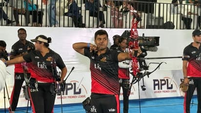 Abhishek Verma of Prithviraaj Yodhas in action during APL. (Photo: AAI)