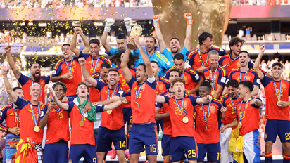 Spain players celebrating after becoming FIFA World Cup 2026 champions (Photo: X/@FIFA)