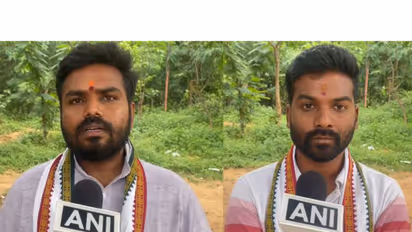 ABVP Joint Secretary Raju and ABVP Hyderabad City Secretary Prudvi (Photo/ANI)