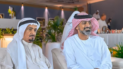 Ruler of Ajman, Crown Prince attend closing of Ajman Arabian Horse Beauty Championship 2026 (Photo/X/@ajammar)