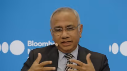 Infosys CEO Salil Parekh (Photo/Bloomberg New Economy)
