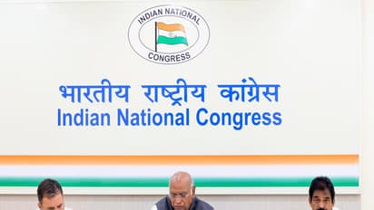 Congress President Mallikarjun Kharge, Lok Sabha LoP Rahul Gandhi, and Congress General Secretary (Organisation) KC Venugopal (Photo/ANI)