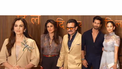 Nita Ambani, Kareena Kapoor, Saif Ali Khan, Shahid Kapoor, Mira Rajput (Photo/ANI)