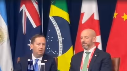 US Ambassador to India Sergio Gor at G20 Foreign Ministers' Meeting in Atlanta, Georgia (Photo/ANI)