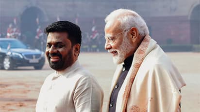 PM Narendra Modi and Sri Lankan President Anura Kumara Dissanayake at Rashtrapati Bhavan (File Photo/ANI)