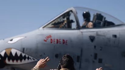 A US Air Force A-10 Thunderbolt II attack aircraft used during Operation Epic Fury (Photo/ X@CENTCOM)