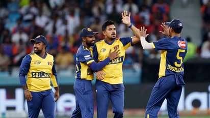 Sri Lanka team players (Photo: ANI)