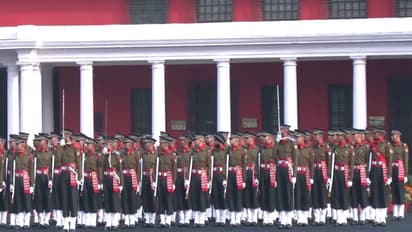 The Passing Out Parade underway ay IMA (Photo/ANI)