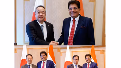 Piyush Goyal with Japanese industry leaders (Photo/X_PiyushGoyal)
