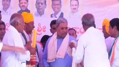 Karnataka CM Siddaramaiah campaigns for Congress candidate Umesh Meti (Photo/ANI)