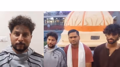 Cricketers Kuldeep Yadav and Tilak Varma (Image source: ANI)