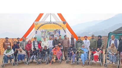 Indian Army organises free veterinary-cum-medical camp in Poonch (Photo/ANI)