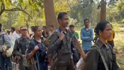 Maoist cadres surrender in Chhattisgarh (File Photo/IG P Sundarraj)