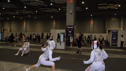 Indian fencers in action (Image: SAI Media)