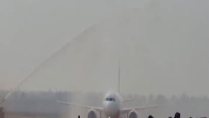 Successful validation flight at Bhogapuram Greenfield International Airport in Andhra Pradesh (Image: X/@ncbn)