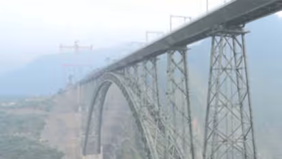 Chenab Rail Bridge (Photo/ANI)