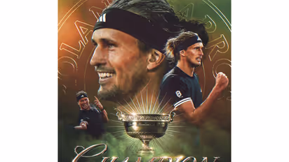 Alexander Zverev is champion of French Open 2026 men's singles event (Photo: X/@rolandgarros)