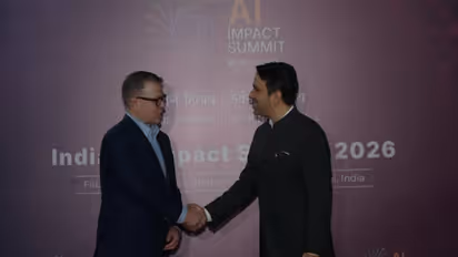 Finland’s Prime Minister Petteri Orpo with MoS Skills Development and Entrepreneurship Jayant Singh