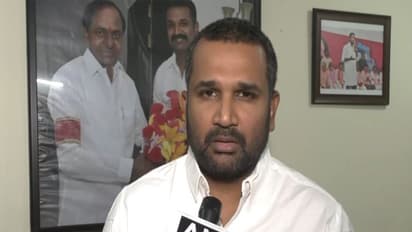 BRS leader Krishank (Photo/ANI)