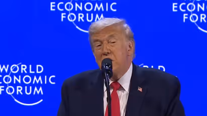 US President Donald Trump addresses the World Economic Forum annual meeting in Davos, Switzerland, criticising Europe’s immigration and economic policies amid rising tensions with allies over Greenland. (Image Credit: YouTube/WEF)