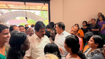 Congress MP KC Venugopal met victims (Photo/X/@kcvenugopalmp)