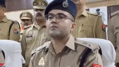 Firozabad Senior Superintendent of Police (SSP) Aditya Langeh (Photo/ANI)