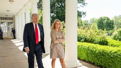 US President Trump with White House Press Secretary Karoline Leavitt (Photo/X/@karolineleavitt)