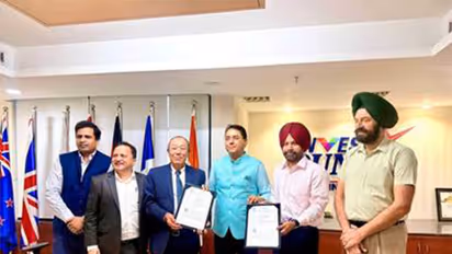 NICDC Logistics Data Services Limited (NLDSL) and the Directorate of Industries & Commerce, Government of Punjab, signed a Memorandum of Understanding (Photo/ANI)