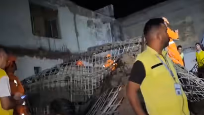 Rescue team at the collapse site (Photo/ANI)