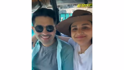 Parineeti Chopra with Raghav Chadha (Photo/Instagram@raghavchadha88)