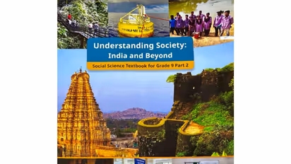 NCERT Class IX Social Science textbook (Photo/ANI)