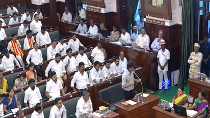 Tamil Nadu Chief Minister Joseph Vijay (Photo: Tamil Nadu Assembly Youtube)