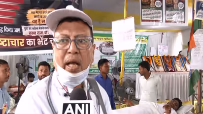 Dr. AP Sinha at Jaipal Singh Munda Stadium (Photo/ANI)
