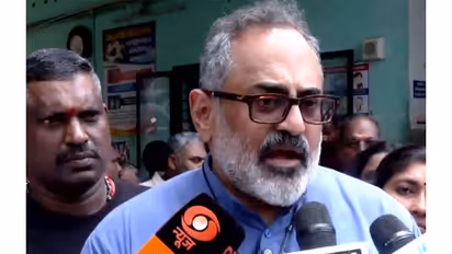Keralam BJP President Rajeev Chandrasekhar (Photo/ANI)