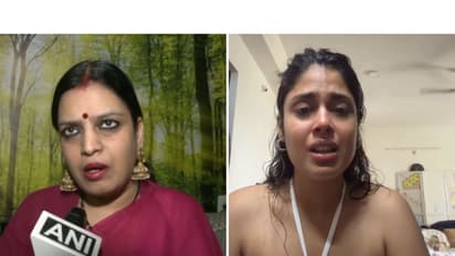 VHRP National Mahila President Yamuna Pathak (L) Faria Abdullah (R) (Photos/ANI/@instagram/@fariaabdullah)