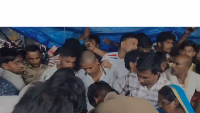 Rescue operations underway after a boat carrying around 30-35 people capsized in Bihar’s Hajipur while they were on their way to attend a feast. At least 11 deaths have been reported, with most of the deceased said to be minors. (Photo: ANI)
