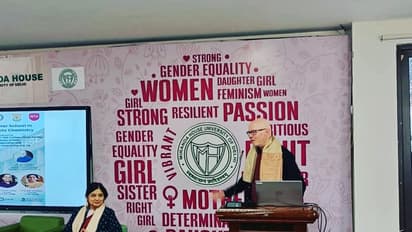 Nottingham Trent University (NTU), United Kingdom, in collaboration with Miranda House, Hindu College, and Kirori Mal College, University of Delhi, launched the three-day NTU Winter School (Photo: Facebook@Miranda House)