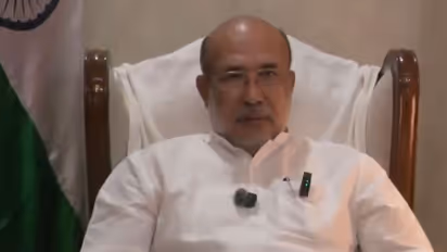 Former Manipur CM N Biren Singh (Photo/ANI)